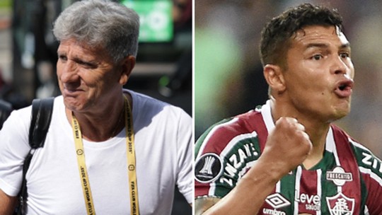 É #FAKE vídeo em que Renato Gaúcho e Thiago Silva anunciam doação de camisas do Fluminense; trata-se de golpe - Vídeos do técnico e do jogador foram manipulados por inteligência artificial e usados em anúncios que levam torcedores a realizar PIX a criminosos. Conteúdo enganoso circula no dia da disputa do Fluminense contra o Chelsea no Mundial de Clubes.