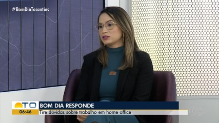 Advogada tira dúvidas dos telespectadores sobre trabalho em home office