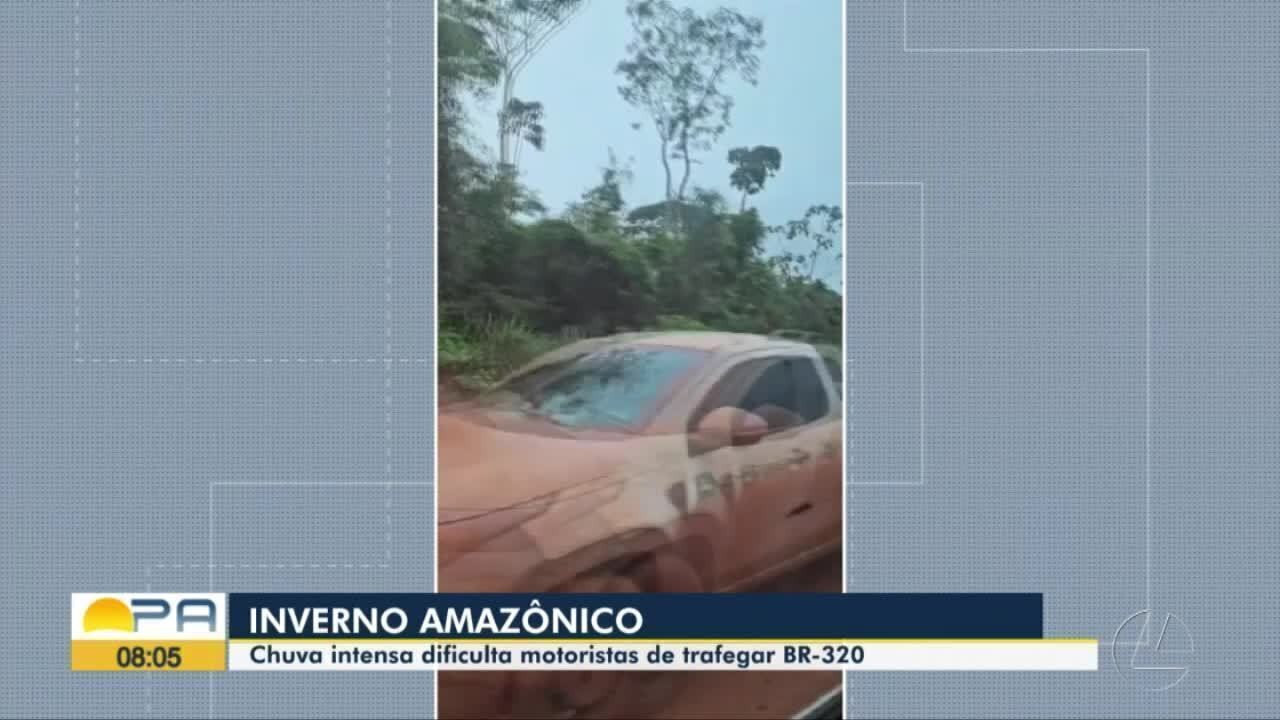 Atoleiros na rod. Transamazônica pioram com as primeiras chuvas do inverno amazônico no Pará