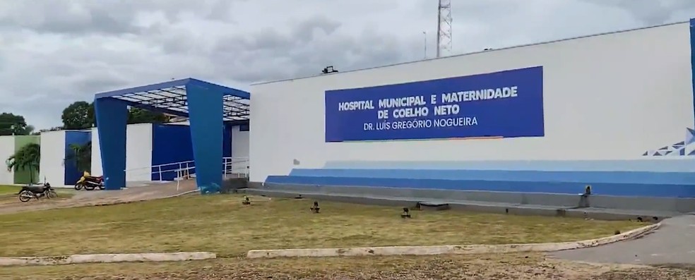 Hospital Municipal e Maternidade Dr. Luiz Gregório Nogueira está situado na cidade de Coelho Neto — Foto: Reprodução/TV Mirante