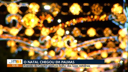 Palmas inaugura luzes de Natal; confira