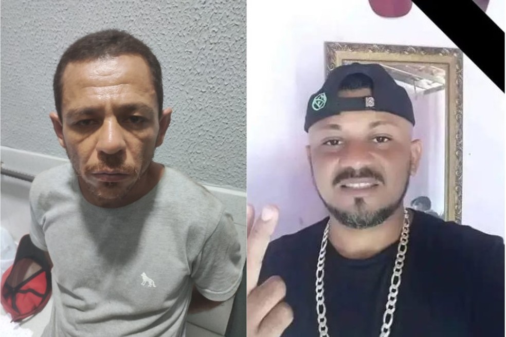 Allan Prost Barbosa da Silva, de 39 anos (à esquerda), e Eliomar Santos da Silva (à direita) - Dois homens são assassinados a tiro durante a madrugada na região do Médio Parnaíba, no Piauí — Foto: Polícia Militar/ arquivo pessoal