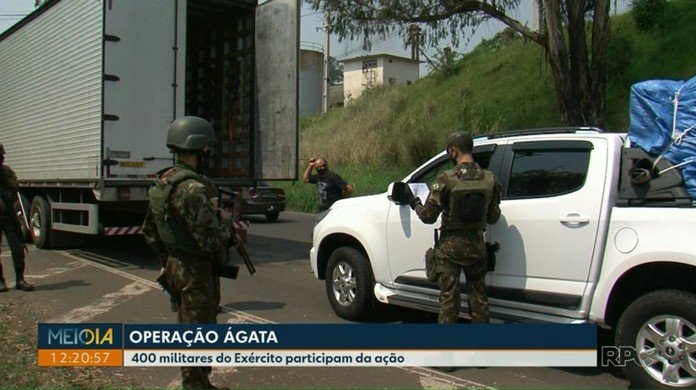 Exército participa de ação de combate a crimes na fronteira Oeste