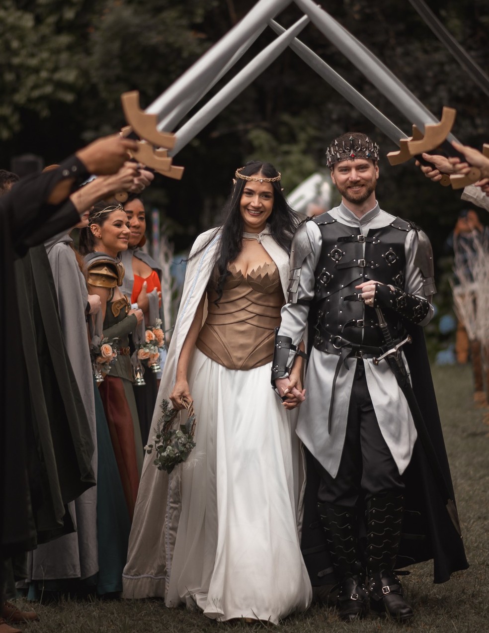 Vestido medieval cheap casamento