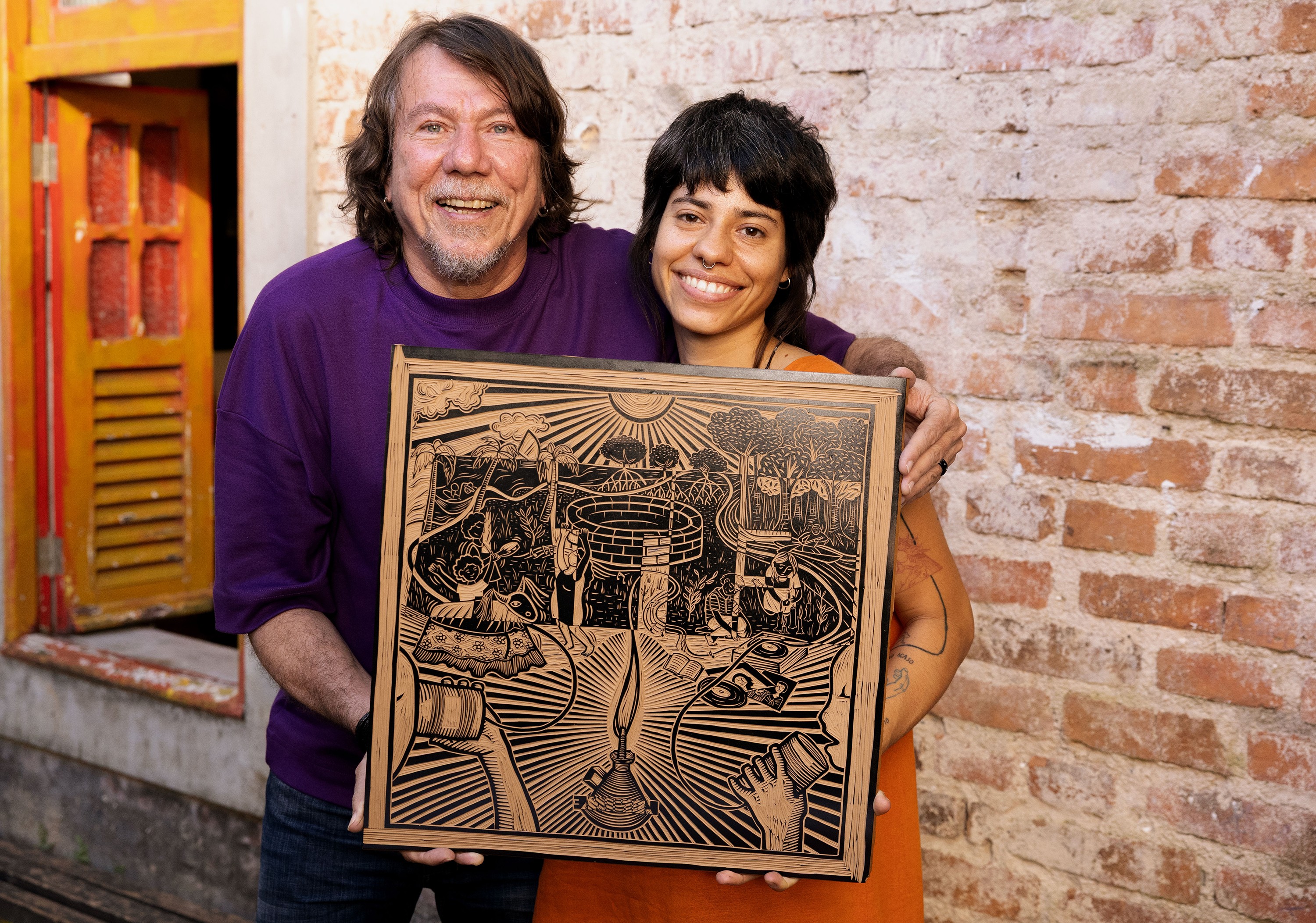 Lenine traz parcerias com Siba, Carlos Posada e Arnaldo Antunes em ‘Eita’, álbum que expõe na capa gravura da artista pernambucana Luiza Morgado