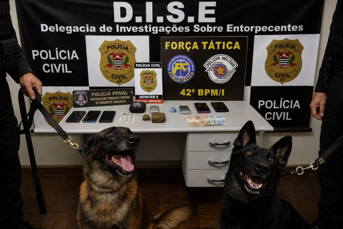 Casal de 18 anos é preso e adolescente é apreendido em nova fase de operação contra o tráfico no interior de SP