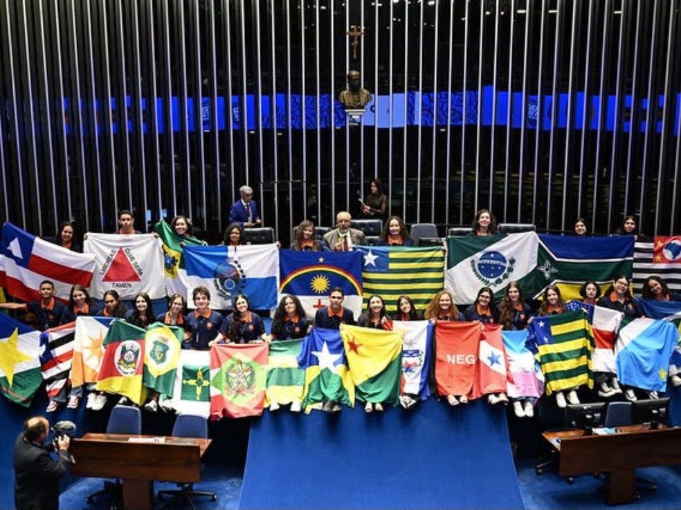 Programa Jovem Senador seleciona estudantes de escolas públicas por meio de redações — Foto: Arquivo/Senado Federal