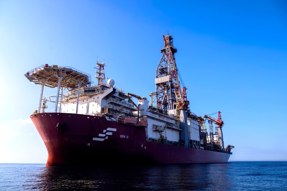 Exploração de petróleo na Marquem Equatorial — Foto: Petrobras/Divulgação
