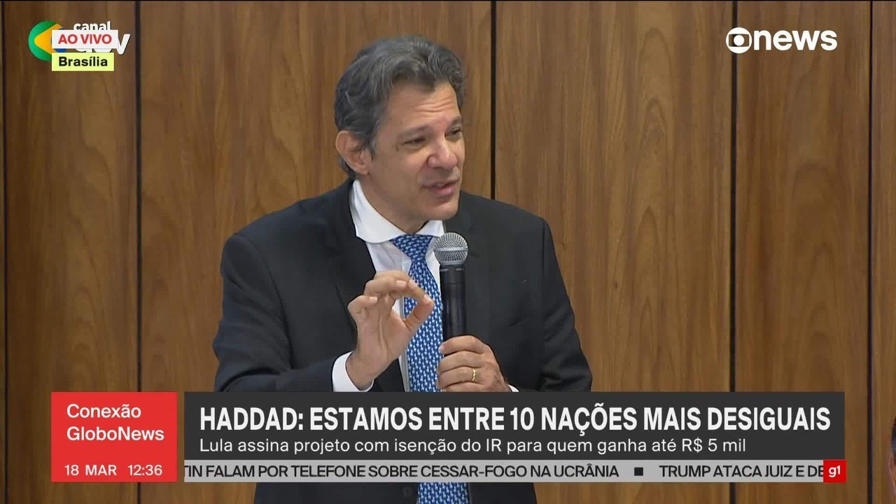 Lula propõe ao Congresso dar isenção de Imposto de Renda para quem ganha até R$ 5 mil