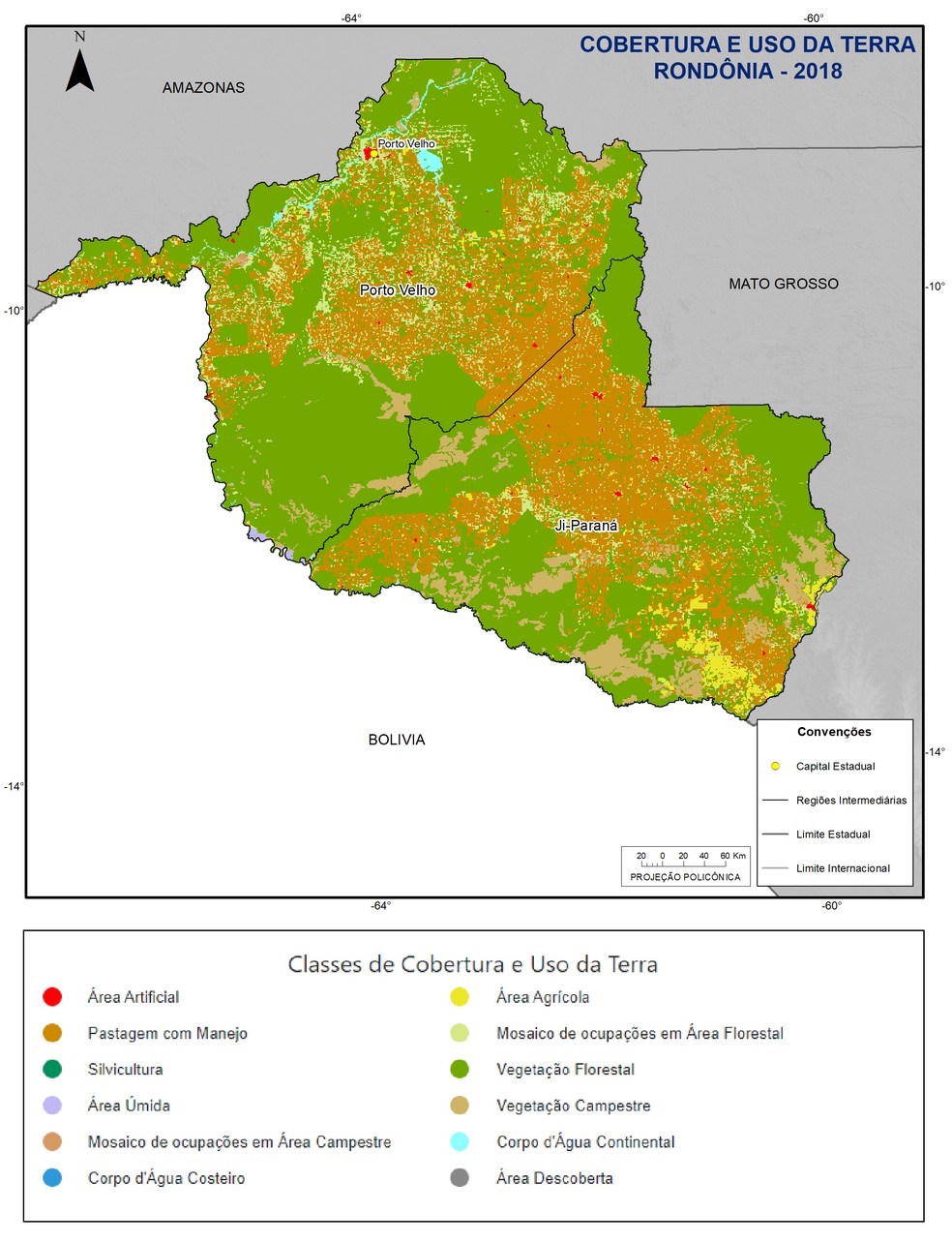 Mapas do Brasil Vegeteção Caça-Palavras