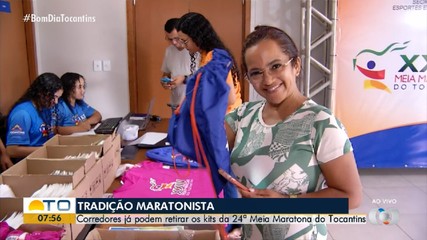 Corredores já podem retirar os kits da 24ª Meia Maratona do Tocantins