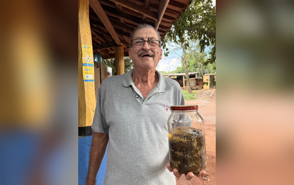 1 de 6
João "Ratão", de 73 anos, é o proprietário do restaurante árabe em Pirajuí, na região de Bauru — Foto: Arquivo pessoal/Nicole Khouri