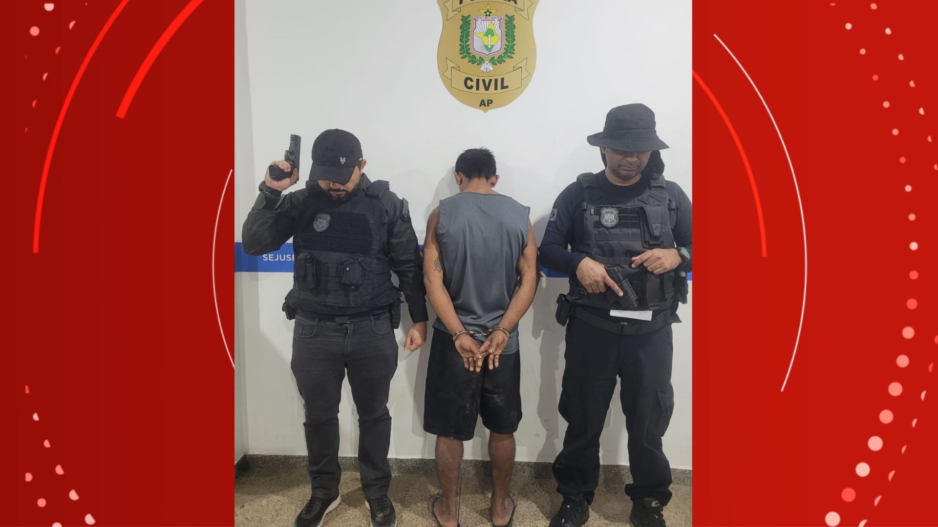 Homem é preso suspeito de estuprar, engravidar e ameaçar matar enteada no Amapá