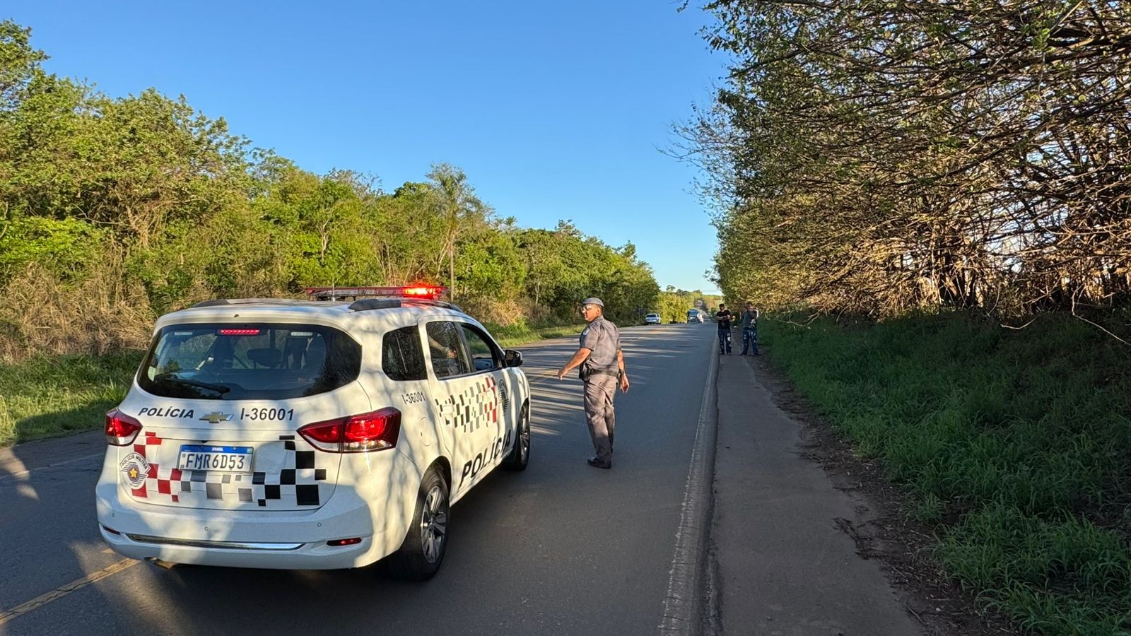 Operação policial bloqueia rodovia Limeira-Cordeirópolis