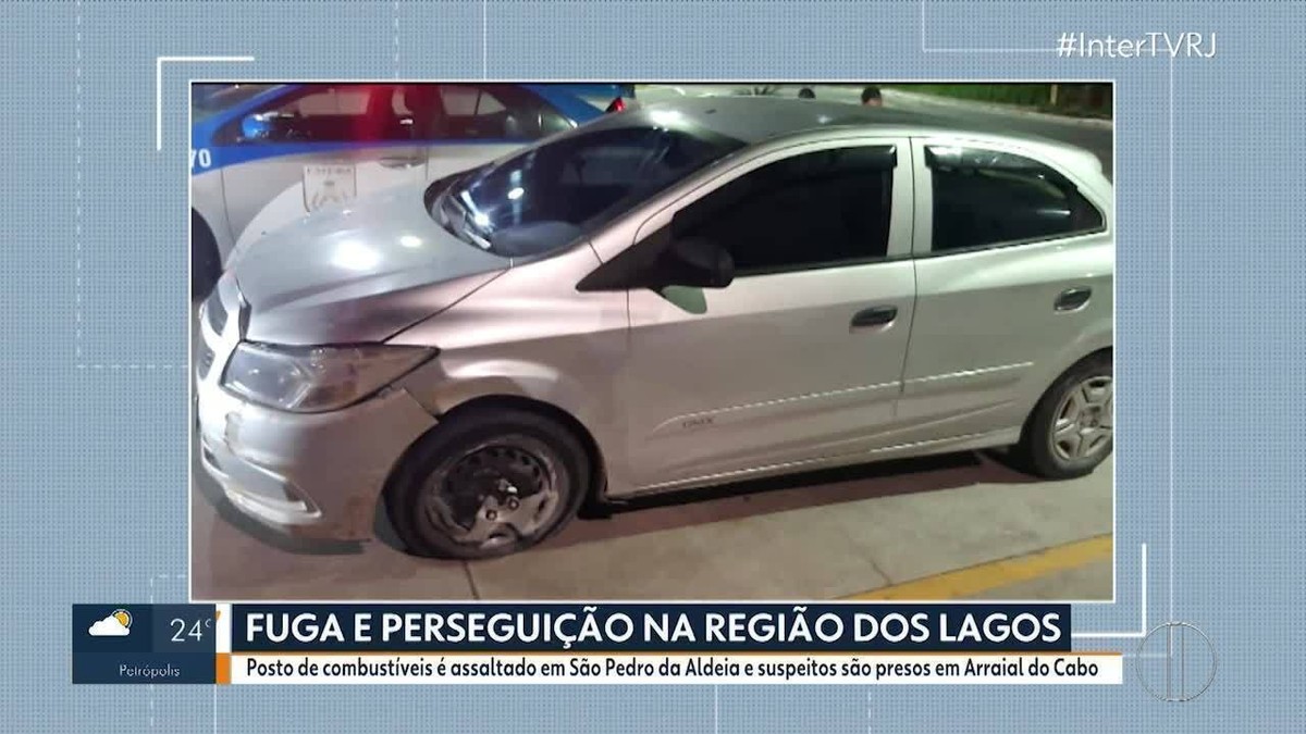 Três pessoas são presas por roubo a posto de combustíveis na RJ-140, em São Pedro da Aldeia