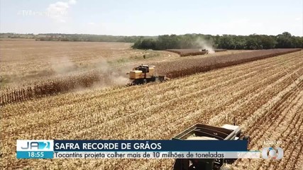 Safra de grãos pode bater recorde no Tocantins