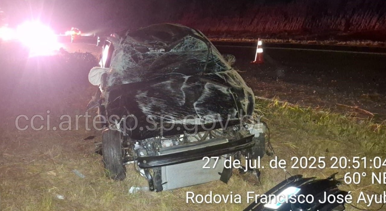 Motociclista morre após ser atingido por carro em rodovia de Salto de Pirapora