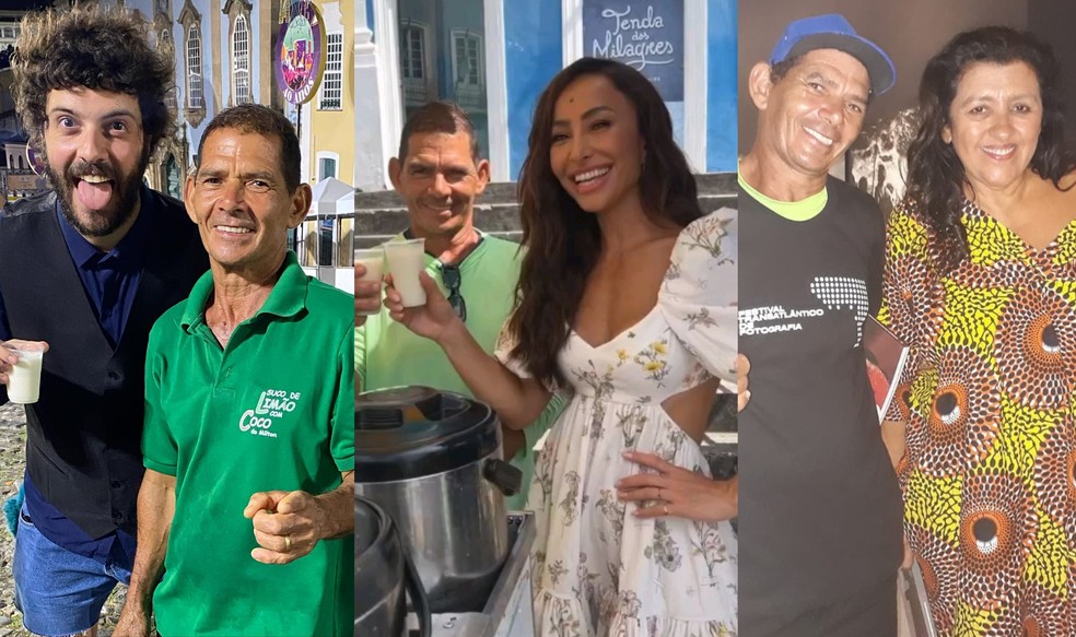 O suco de limão com coco de Seu Milton já conquistou até celebridades — Foto: Divulgação