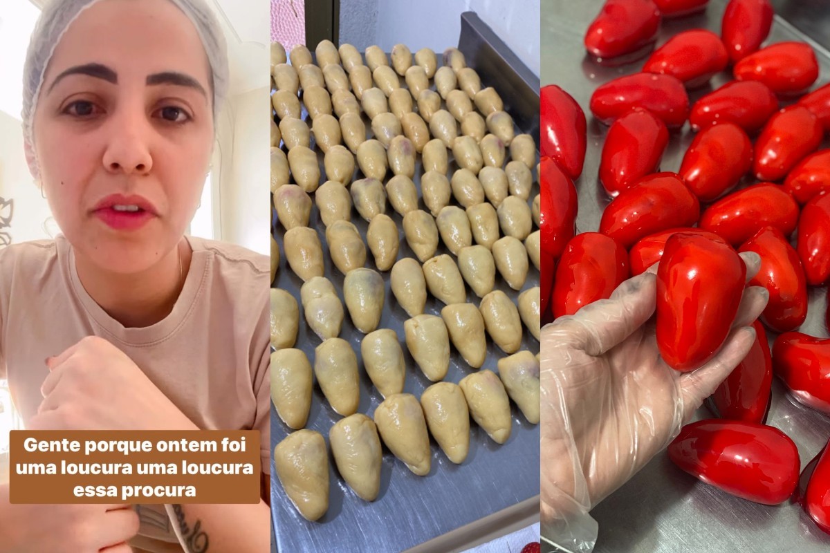 Morango do Amor vira febre e confeiteiras 'enlouquecem' com Páscoa fora de época