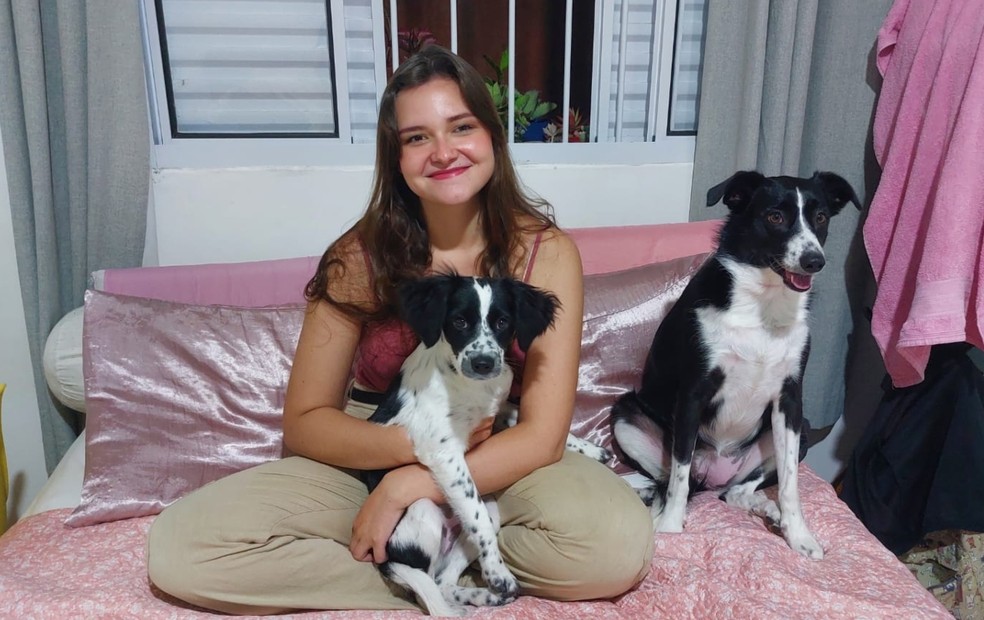 Dormir junto das companheiras proporciona uma sensação de proteção  — Foto: Fabianne Teles/Arquivo pessoal