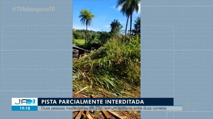 Duas pessoas morrem em acidente na BR-226