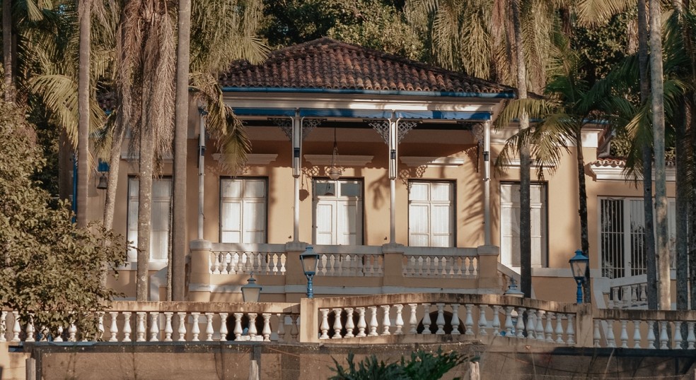 Casa sede do Barão da Serra Negra foi contruída para acompanhar o trabalho dep rodução de café em Jundiaí (SP) — Foto: Fazenda Nossa Senhora da Conceição/Divulgação