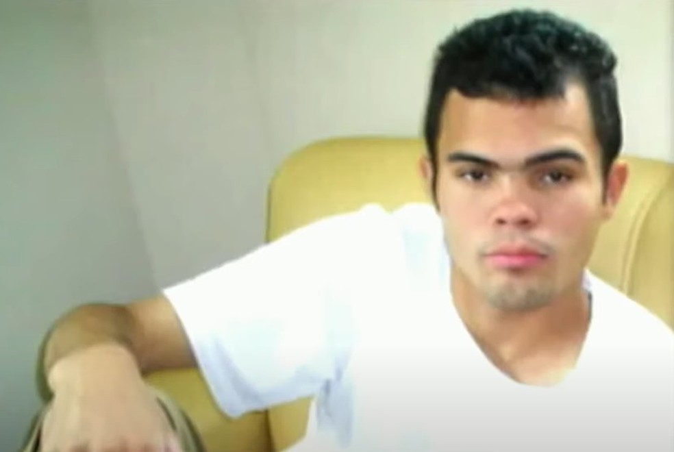 Roberto Aparecido Alves Cardoso, o Champinha, na época da prisão dele, em 2003. — Foto: Reprodução