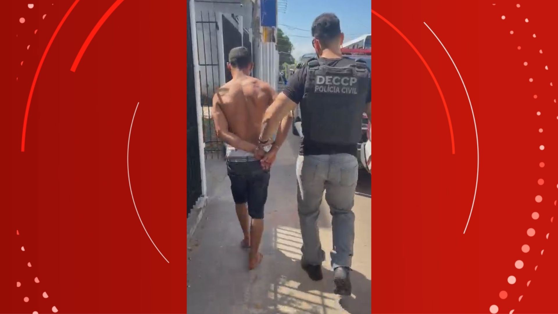 Suspeito que saiu do estado após assalto a comércio é preso ao retornar a Macapá; VÍDEO
