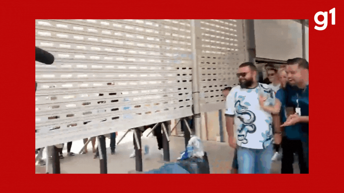 VÍDEO: candidato rola por baixo de portão segundos antes do fechamento total em MT