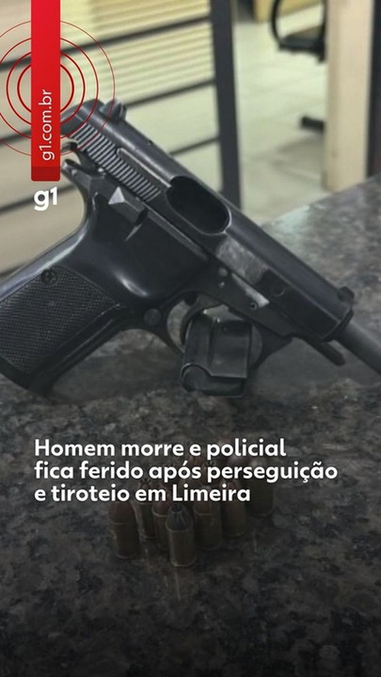 Suspeito morre e policial fica ferido após perseguição, batida e troca de tiros em Limeira