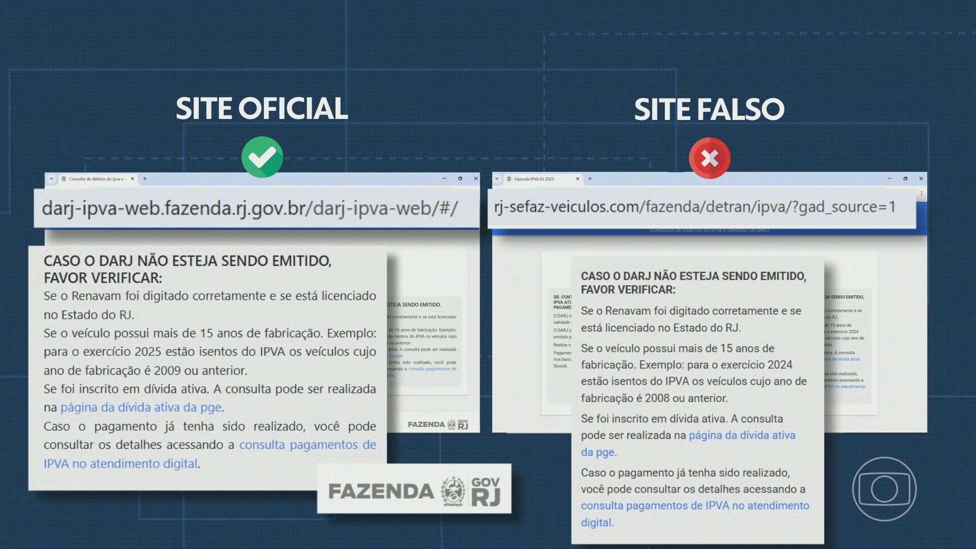 Golpe: Criminosos Clonam Site do IPVA