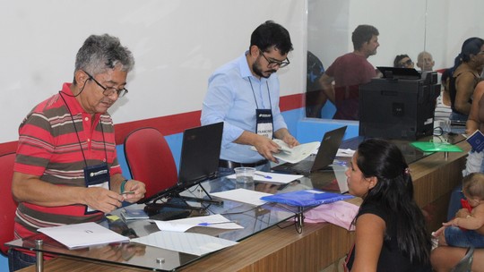 Equipe do INSS realiza atendimentos previdenciários na sede da Câmara Municipal de Óbidos  - Foto: (Patrick Amaral)