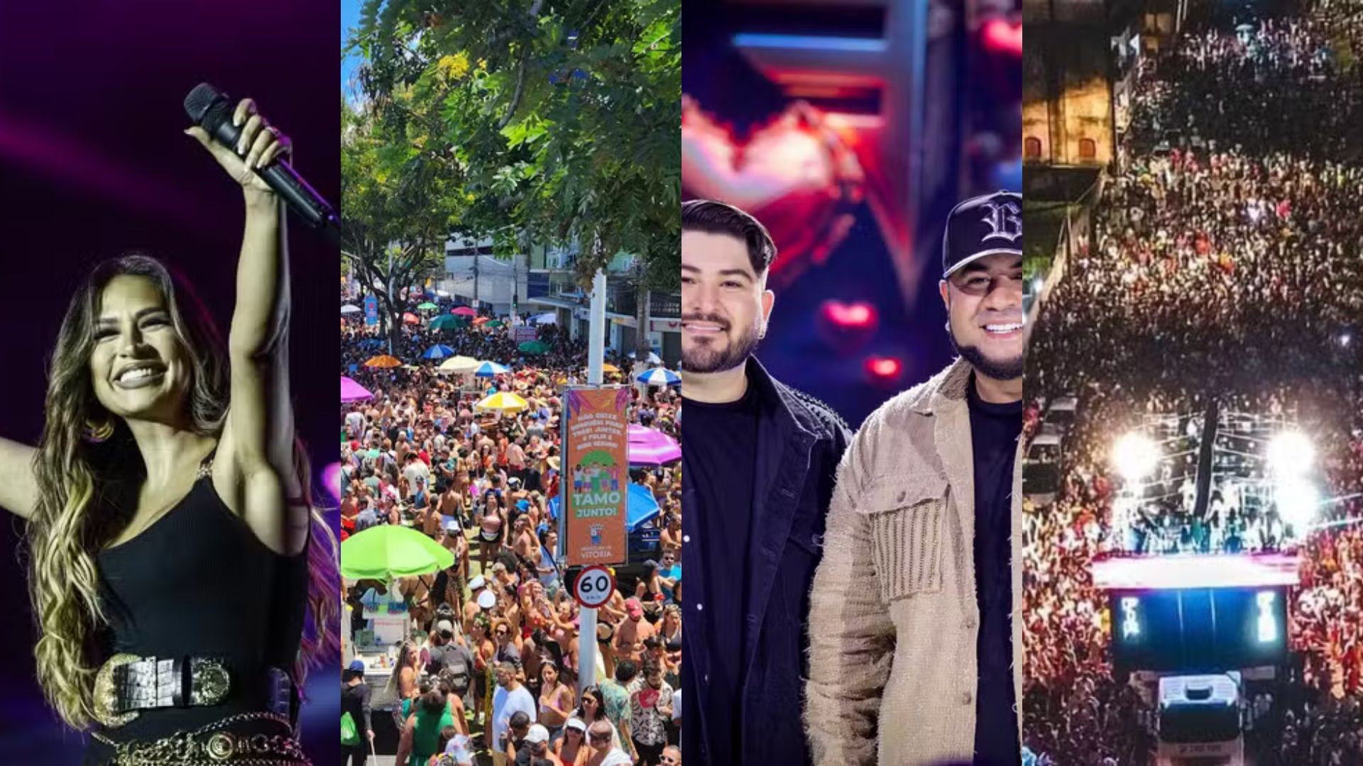 Simone Mendes, Barões da Pisadinha, Chiclete com Banana e blocos de rua agitam o Carnaval no ES; veja a programação