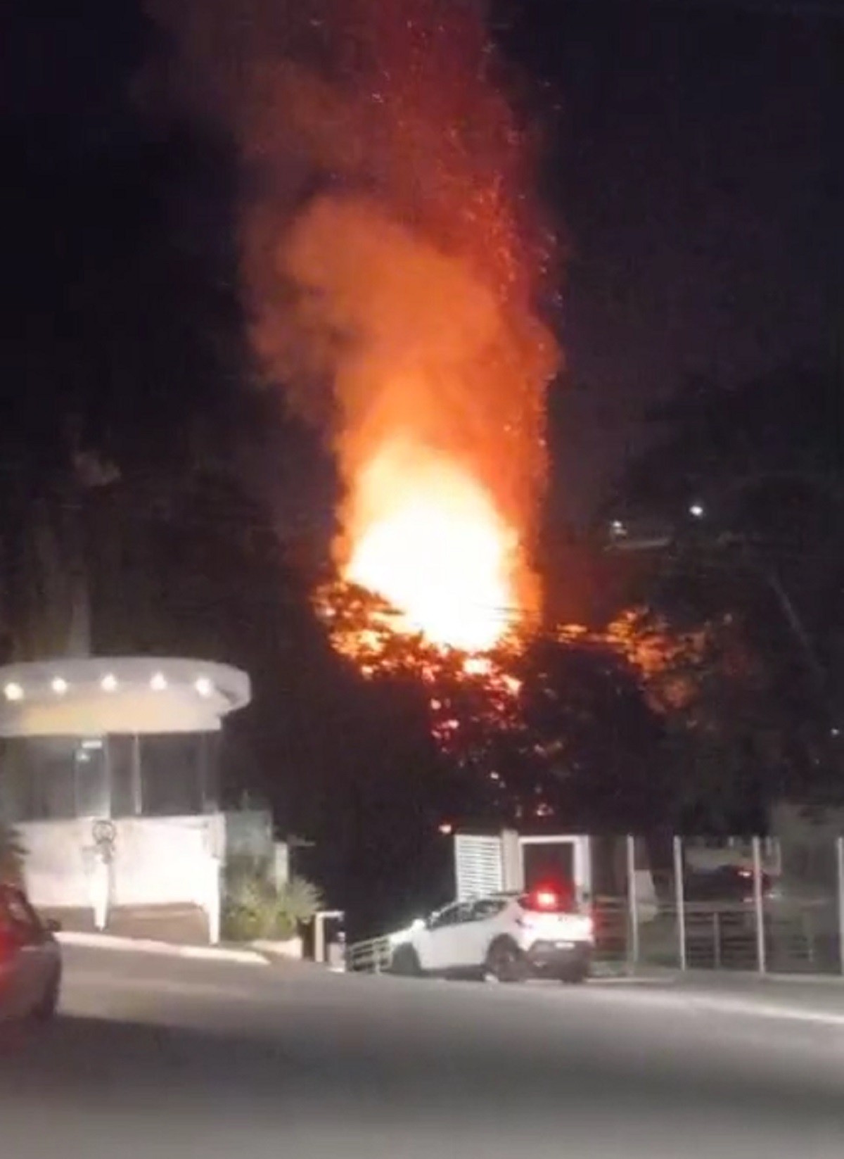 Incêndio atinge bambuzal atrás do Seminário Santo Antônio em Juiz de Fora; VÍDEO 