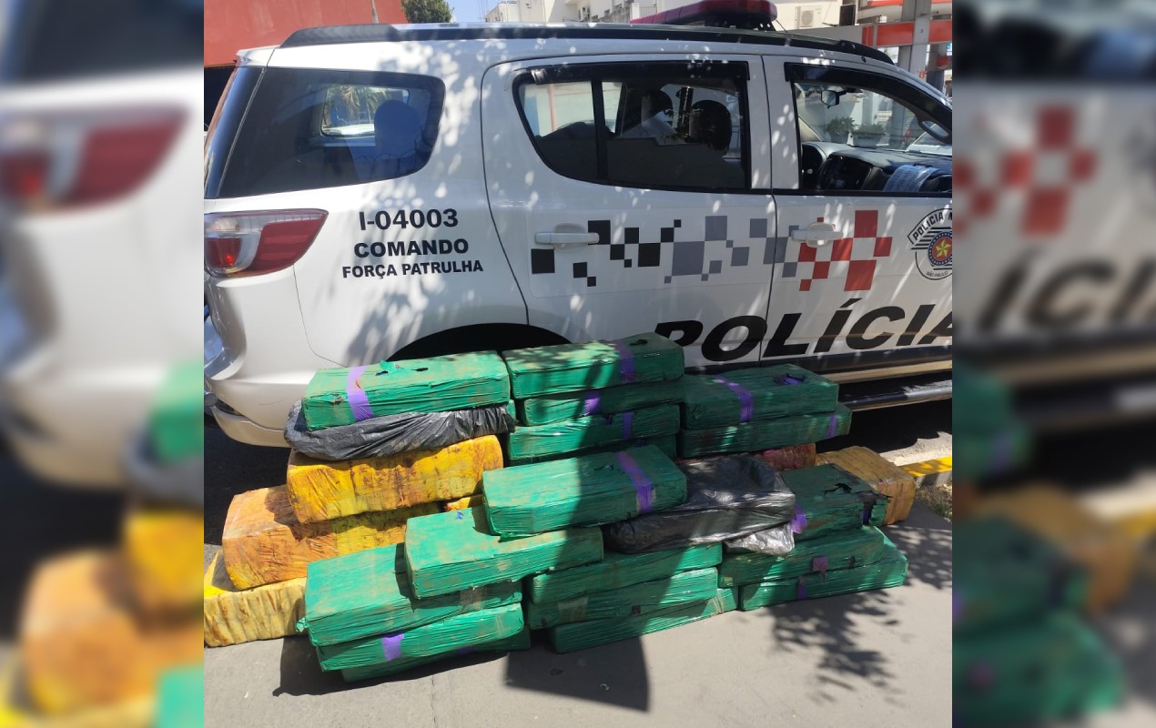 Adolescente é apreendido com mais de 350 kg de maconha em rodovia de Bauru