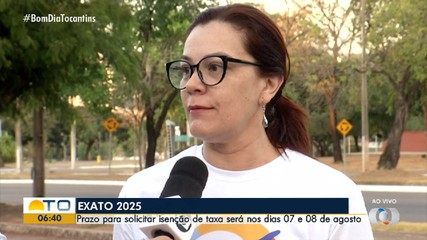 Isenção da taxa de inscrição do Exato pode ser solicitada a partir desta quinta-feira (7)