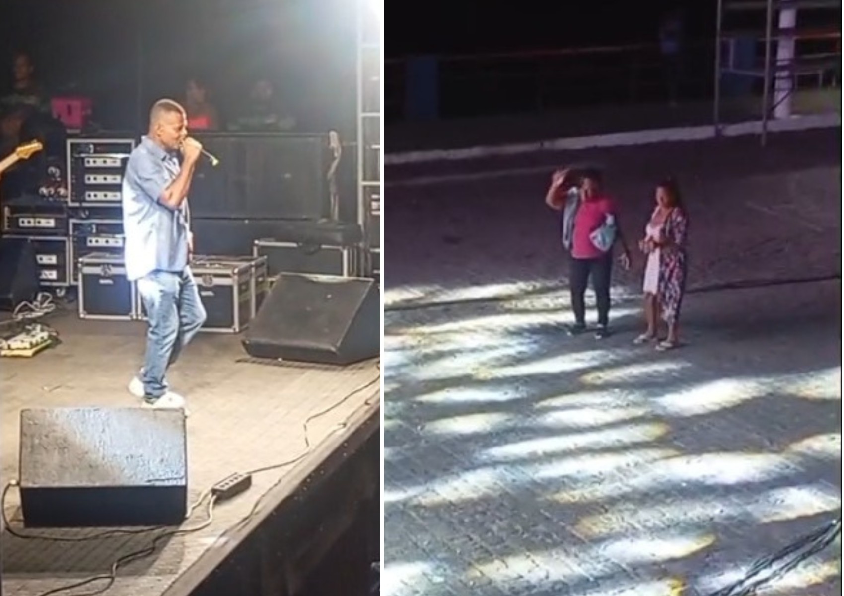 Cantor viraliza após fazer show para duas mulheres em festa junina na Bahia: 'Para mim, tinha milhões de pessoas'
