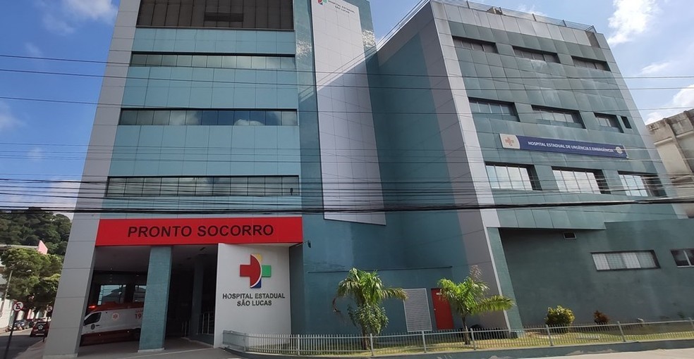 Hospital Estadual de Urgência Emergência (HEUE)  “São Lucas”, no Espírito Santo — Foto: Governo do ES
