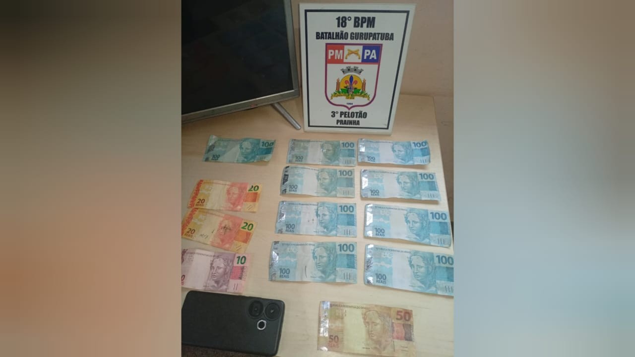 Polícia Militar retira de circulação notas falsas durante operação em Prainha