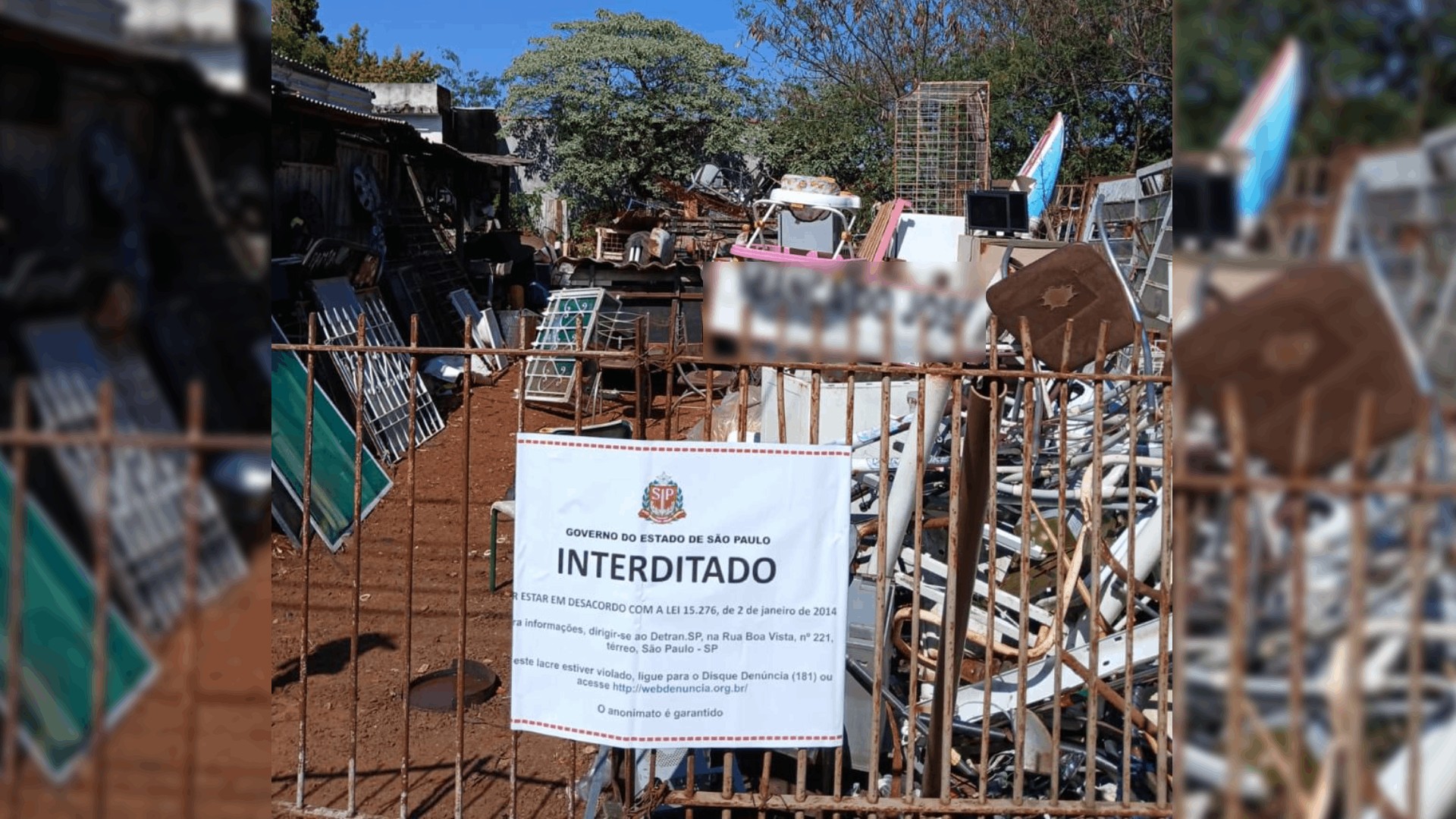 Operação interdita desmanches por venda ilegal de peças de segurança em Botucatu