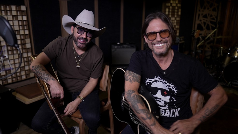 Dupla sertaneja Edson e Hudson — Foto: Pedro Santana/EPTV