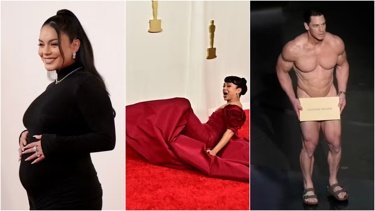 Oscar 2024: naked on stage, fall on the red carpet, pregnancy announcement and more moments that marked the ceremony