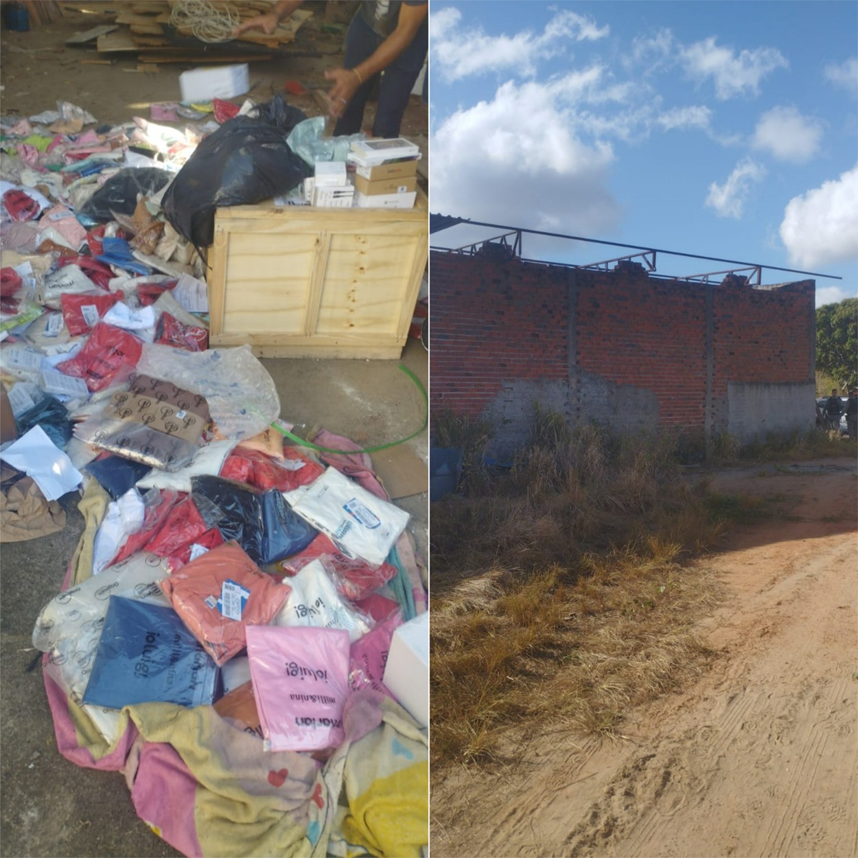 Bandidos fazem motorista de van refém e roubam encomendas na Grande Natal