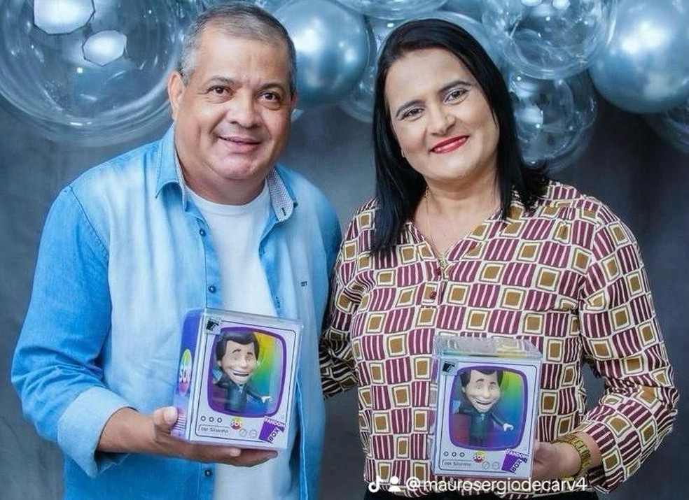 Mauro Sérgio de Carvalho e Gisele Aparecida Araújo Carvalho, de Penápolis (SP), continuam juntos após 30 anos — Foto: Mauro Sérgio de Carvalho/Arquivo pessoal