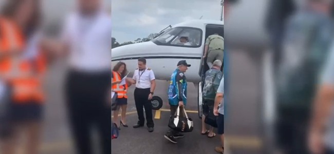 Vdeo mostra dono de pousada entrando em avio momentos antes de queda no Amazonas