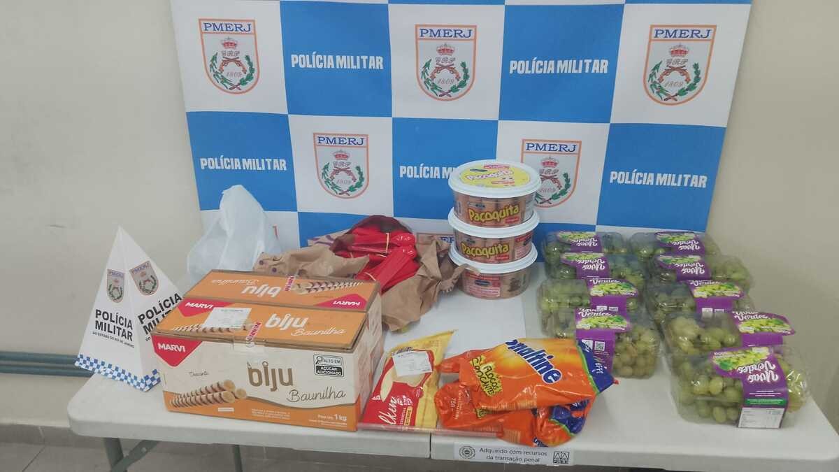 Homem é preso suspeito de furtar supermercado em Volta Redonda