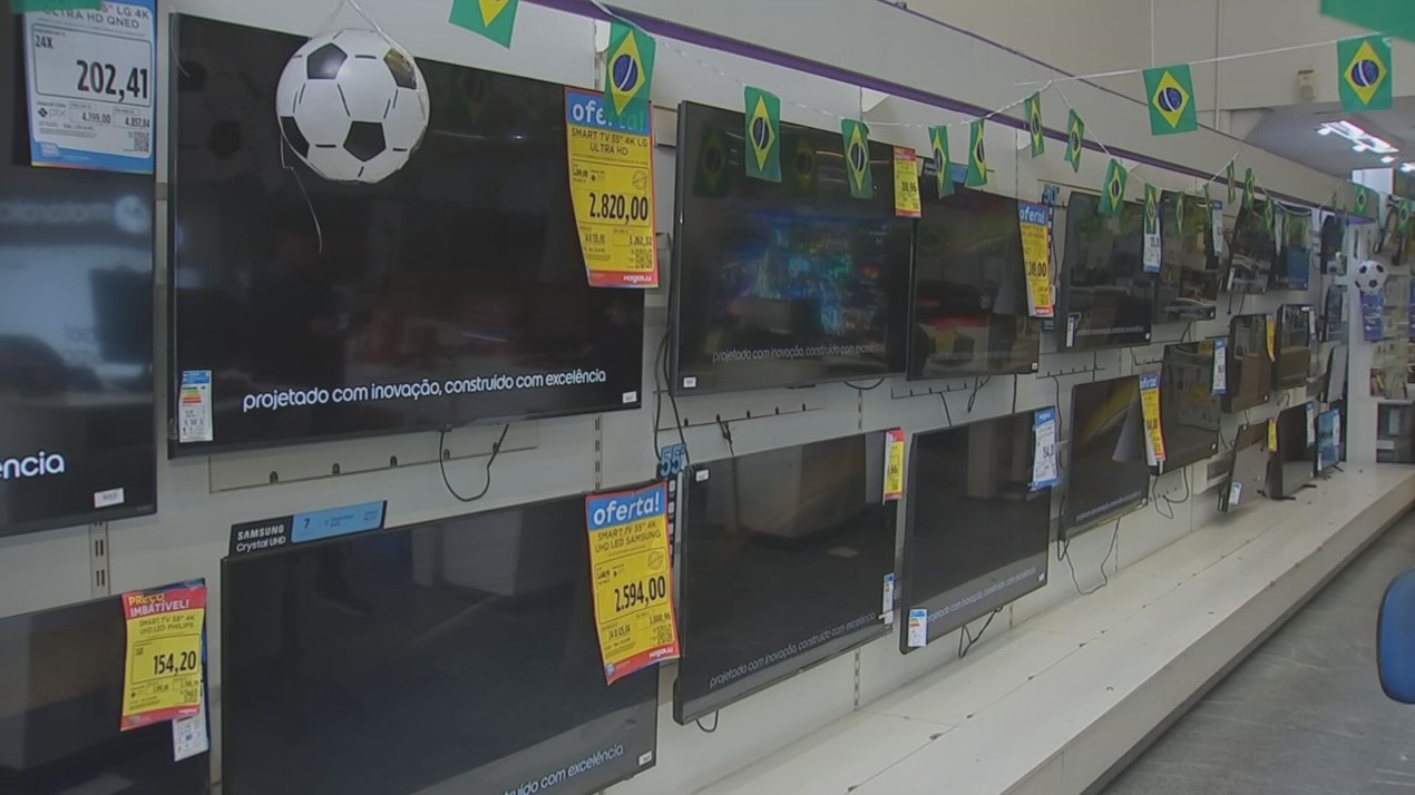 De televisão com 98 polegadas a projetores 4K: Copa do Mundo faz venda de TVs crescer até 40% em Sorocaba 