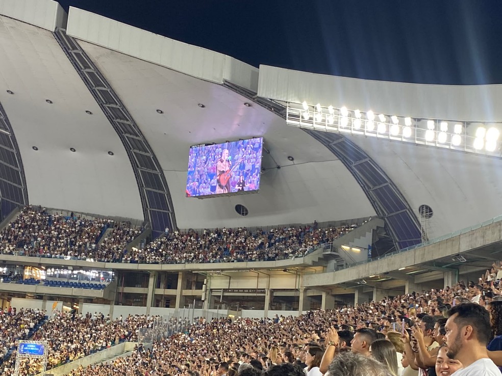 Bote Fé com Maria em Natal — Foto: Sérgio Henrique Santos/Inter TV Cabugi