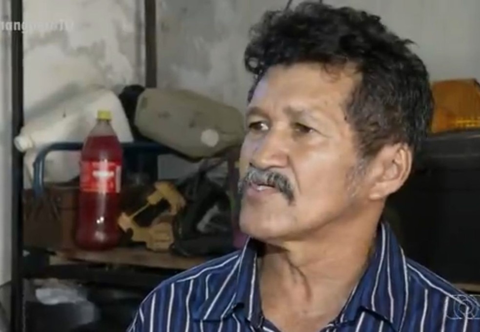 Antônio Pereira do Nascimento ficou conhecido como milionário por um dia — Foto: Reprodução/TV Anhanguera