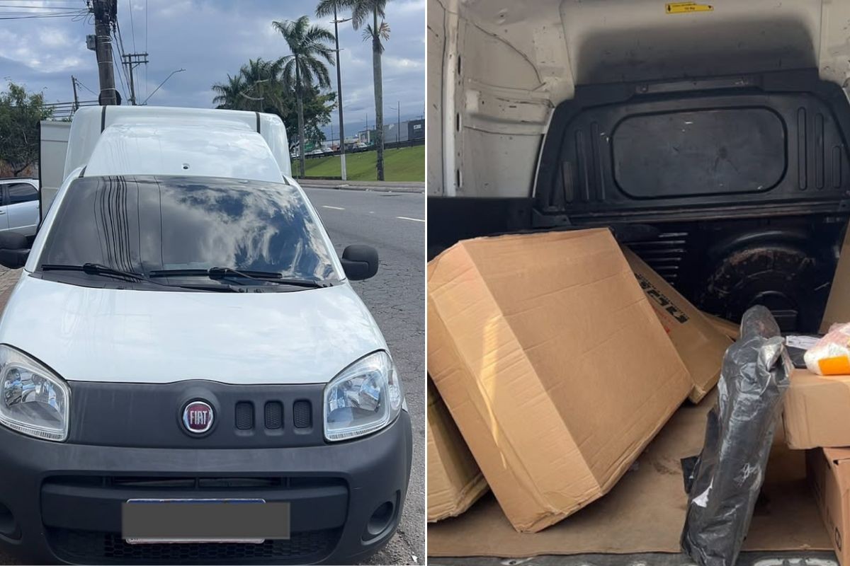 Homem rende entregadores com faca e rouba produtos da Shopee no litoral de SP